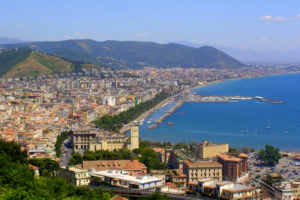 picturesque town on the gulf of salerno